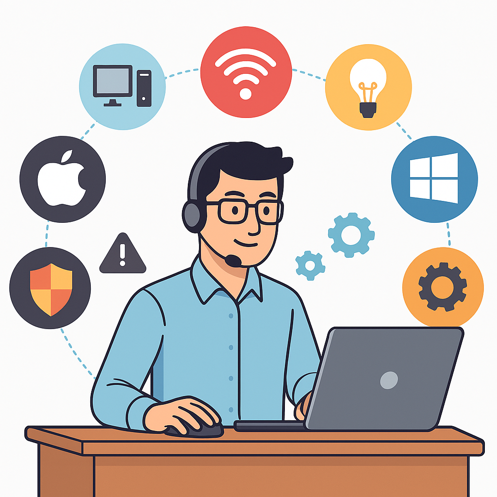 un técnico informáti